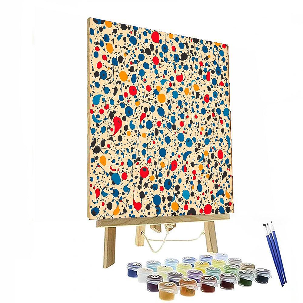 Joan Miró Inspired Fantasy Patterns  Number Painting