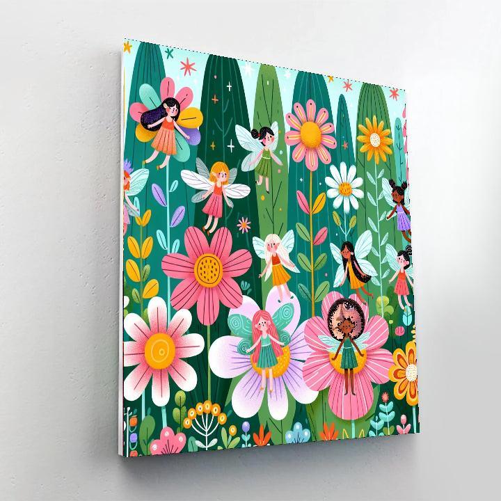 Magical Fairy Tale Garden DIY Paint By Numbers