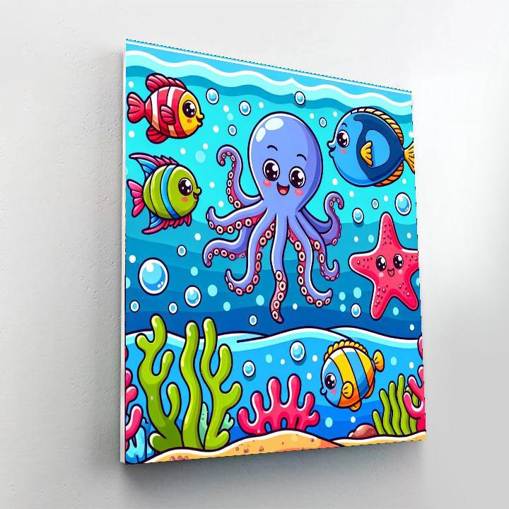 Cheery Ocean Adventure Painting By Numbers Kit