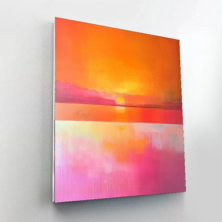 Mark Rothko Inspired Awakening Essence  Number Painting