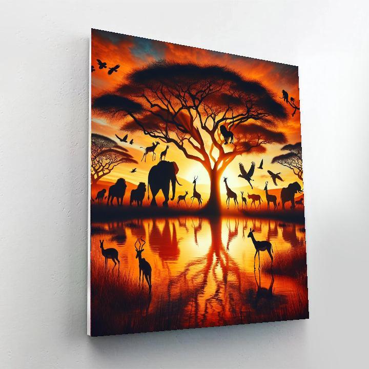 Wild Savannah Horizon Paint By Numbers