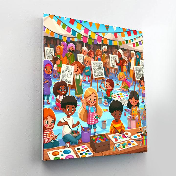 Festival Of Imagination Painting Number Kit