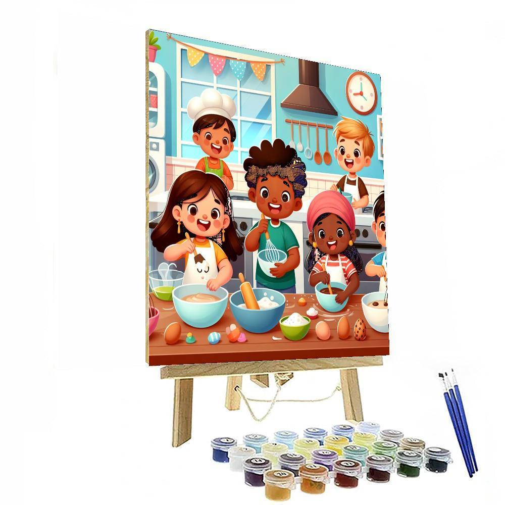 Happy Cooking Adventure Numbered Painting Kits