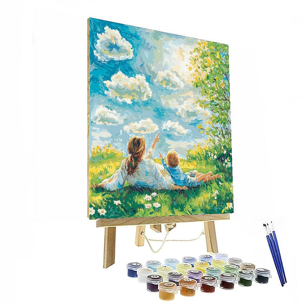 An Adventure In The Clouds DIY Paint By Numbers