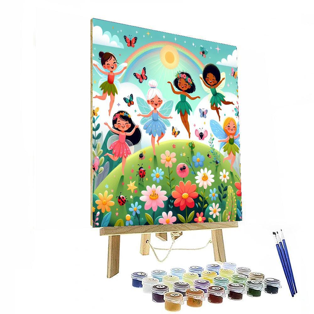 Friendly Fairy Garden Paint By Number
