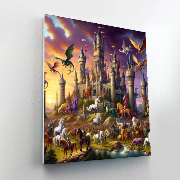 Medieval Fantasy Kingdom Numbered Painting Kits