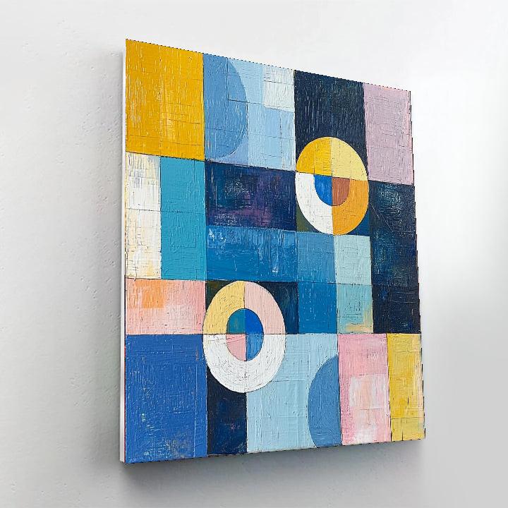 Paul Klee Inspired Journey Through Shapes  Numbered Painting Kits