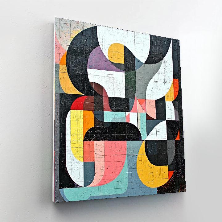 Banksy Inspired Shifting Perspectives  Number Painting