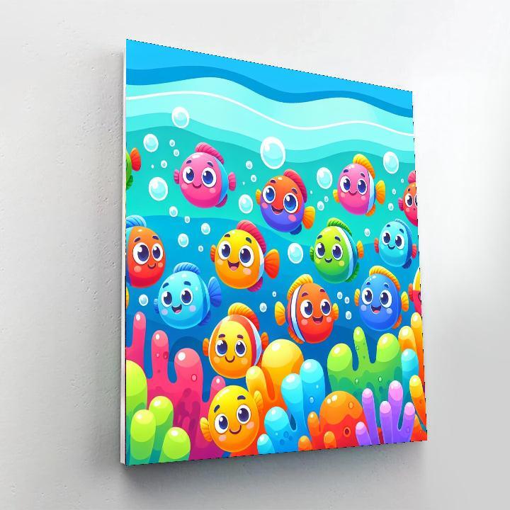 Exploring Underwater Wonderland Paint By Number