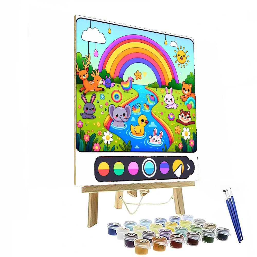 Rainbow River Ride Numbered Painting Kits