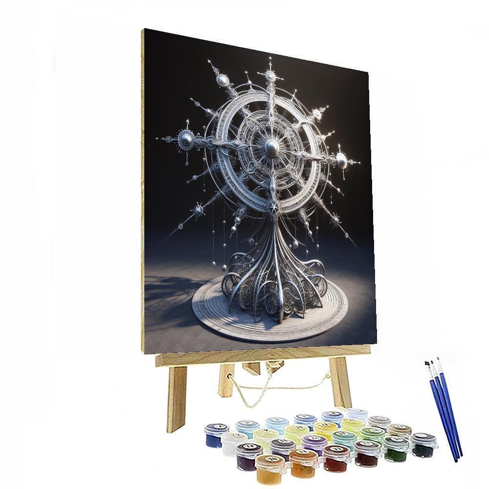 Sundial Symphony Sculpture - DIY Painting By Numbers Kit – Artistry Rack