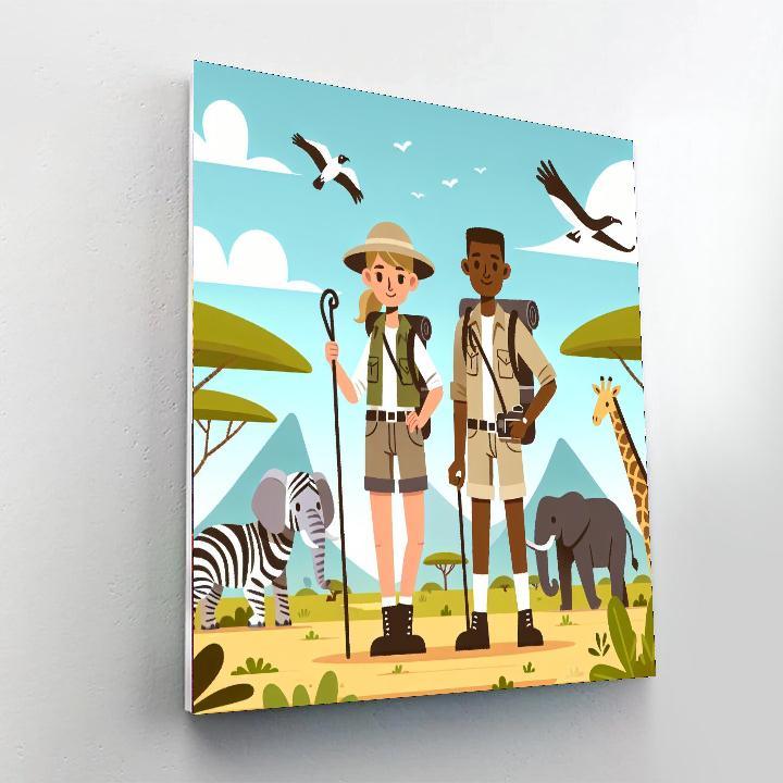 Safari Journey Discovery Paint By Color