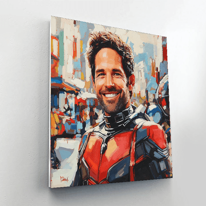 Paul Rudd: The Lighthearted Spirit Of Ant-man Paint By Numbers Art