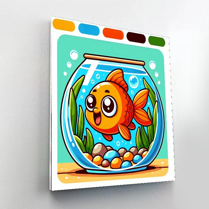 Giggle Goldfish DIY Paint By Numbers