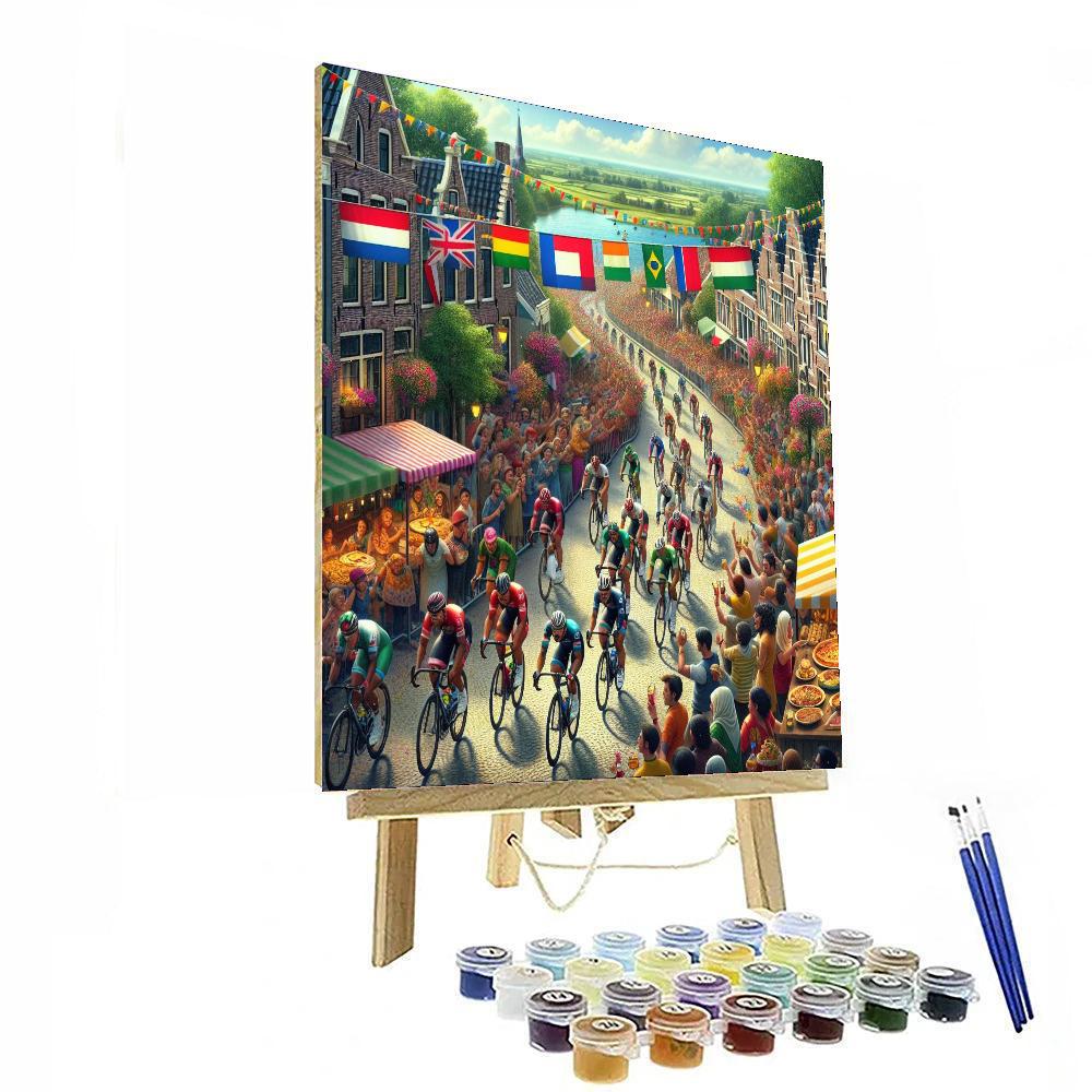 World Cup Of Cycling - Netherlands Paint By Color