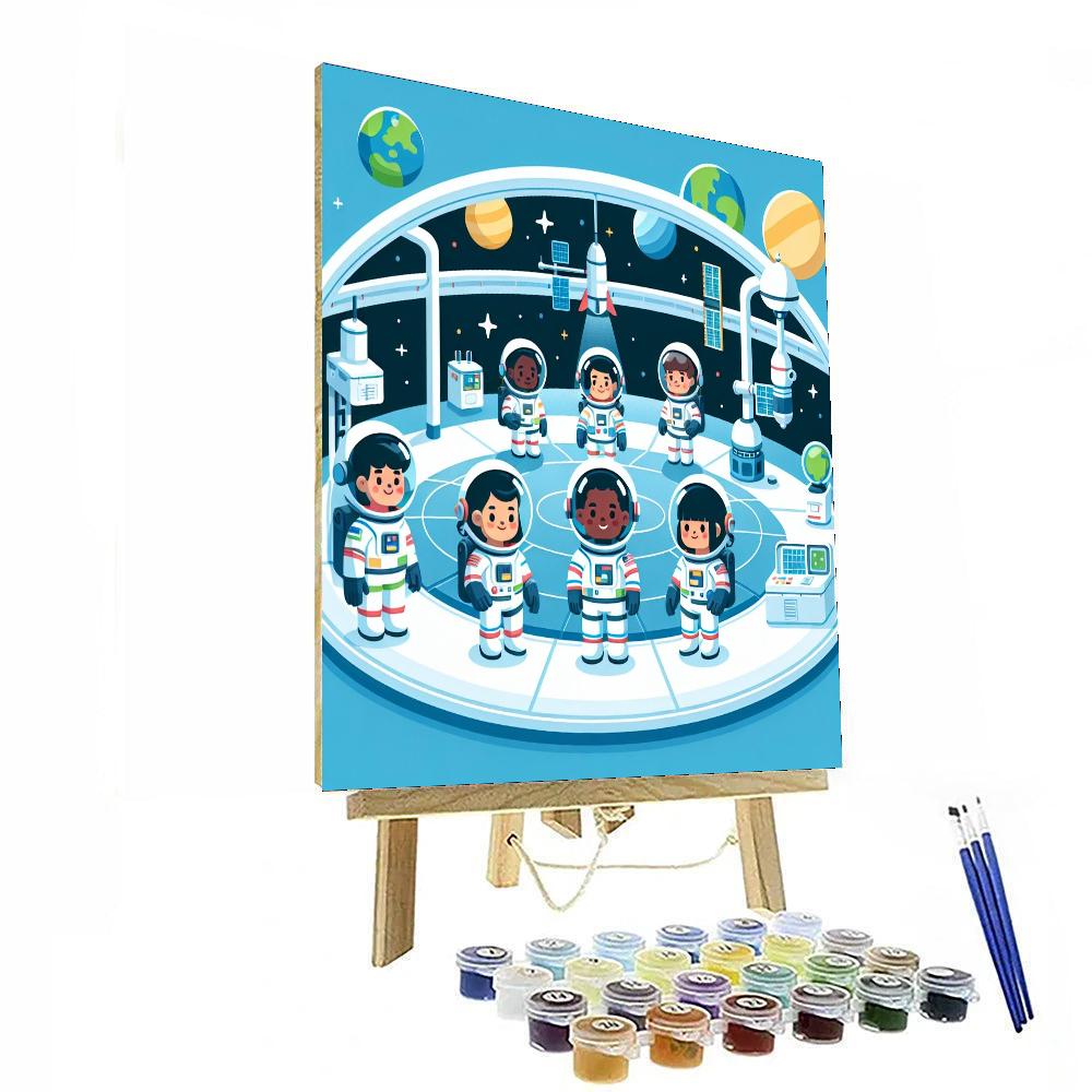 Space Station Journey Paint By Number
