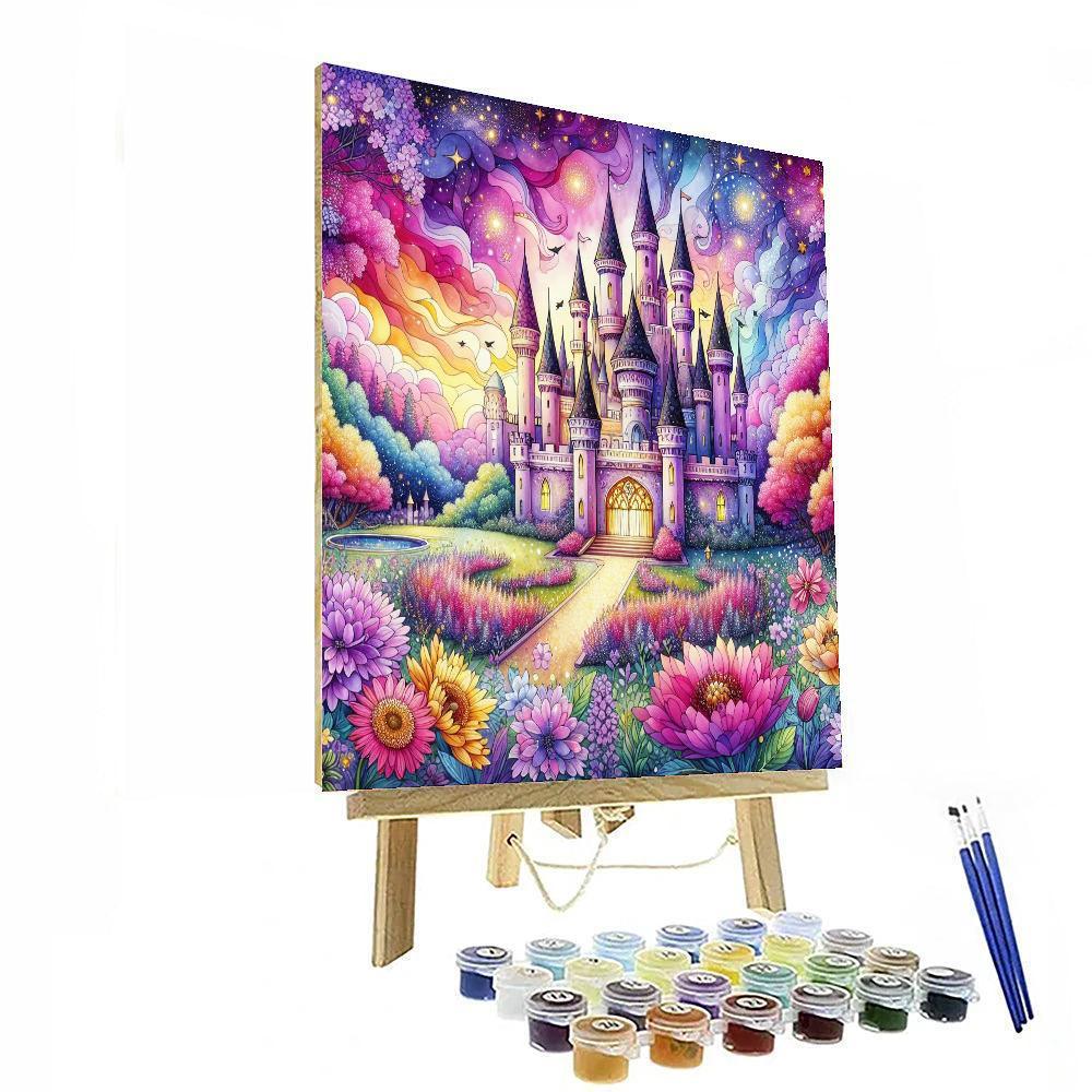 Dreamy Fantasy Castle Paint By Color