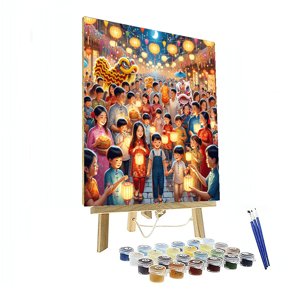 Tết Trung Thu - Vietnam Painting By Numbers Kit