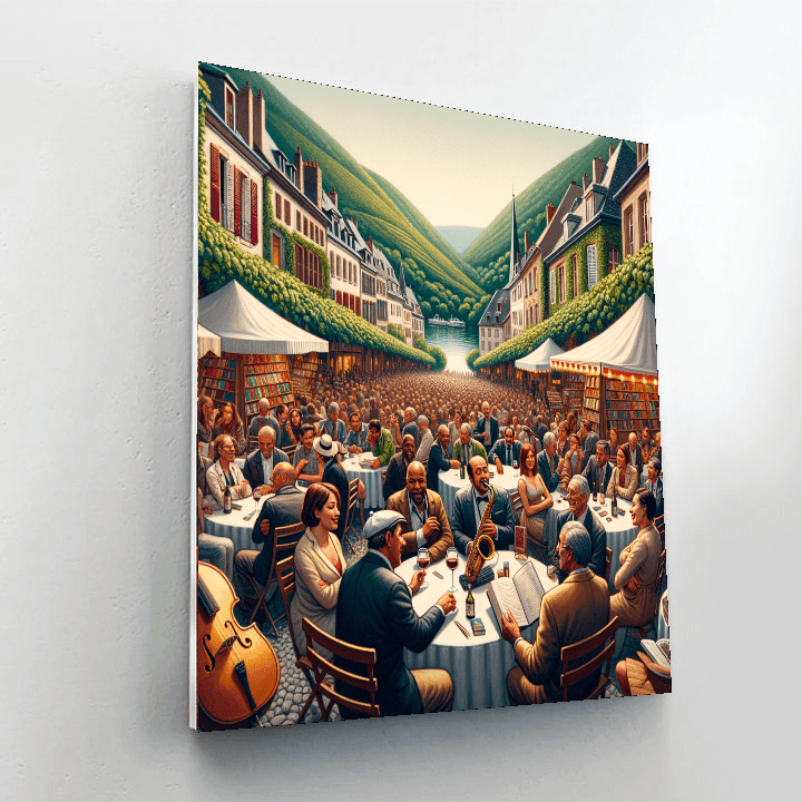 Franschhoek Literary Festival - South Africa Painting By Numbers Kit