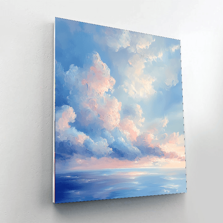 J.M.W. Turner Inspired Ethereal Cloudscape  Painting By Numbers Kit