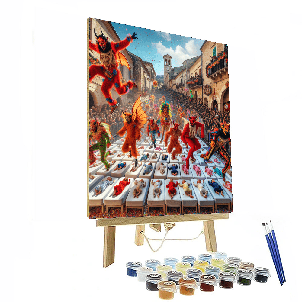 El Colacho - Spain DIY Paint By Numbers