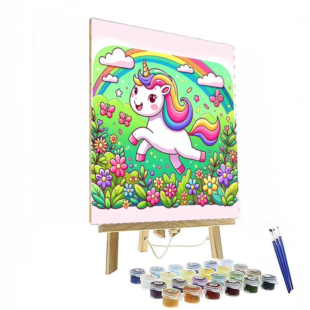 Whimsical World Of Unicorns Numbered Painting Kits