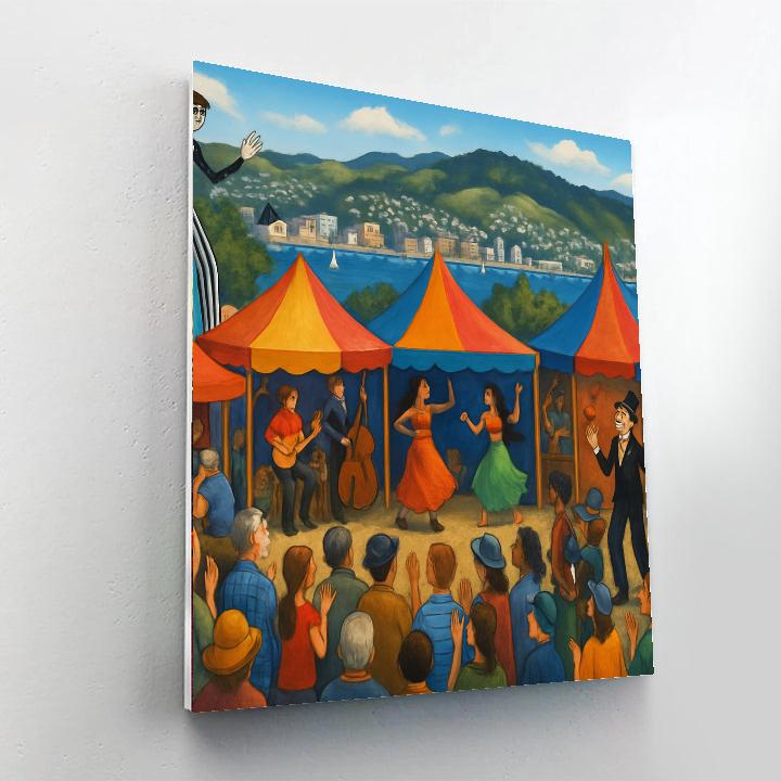 New Zealand Festival - New Zealand Painting Number Kit