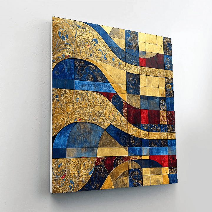 Gustav Klimt Inspired Mystical Patterns  Paint By Numbers Kits