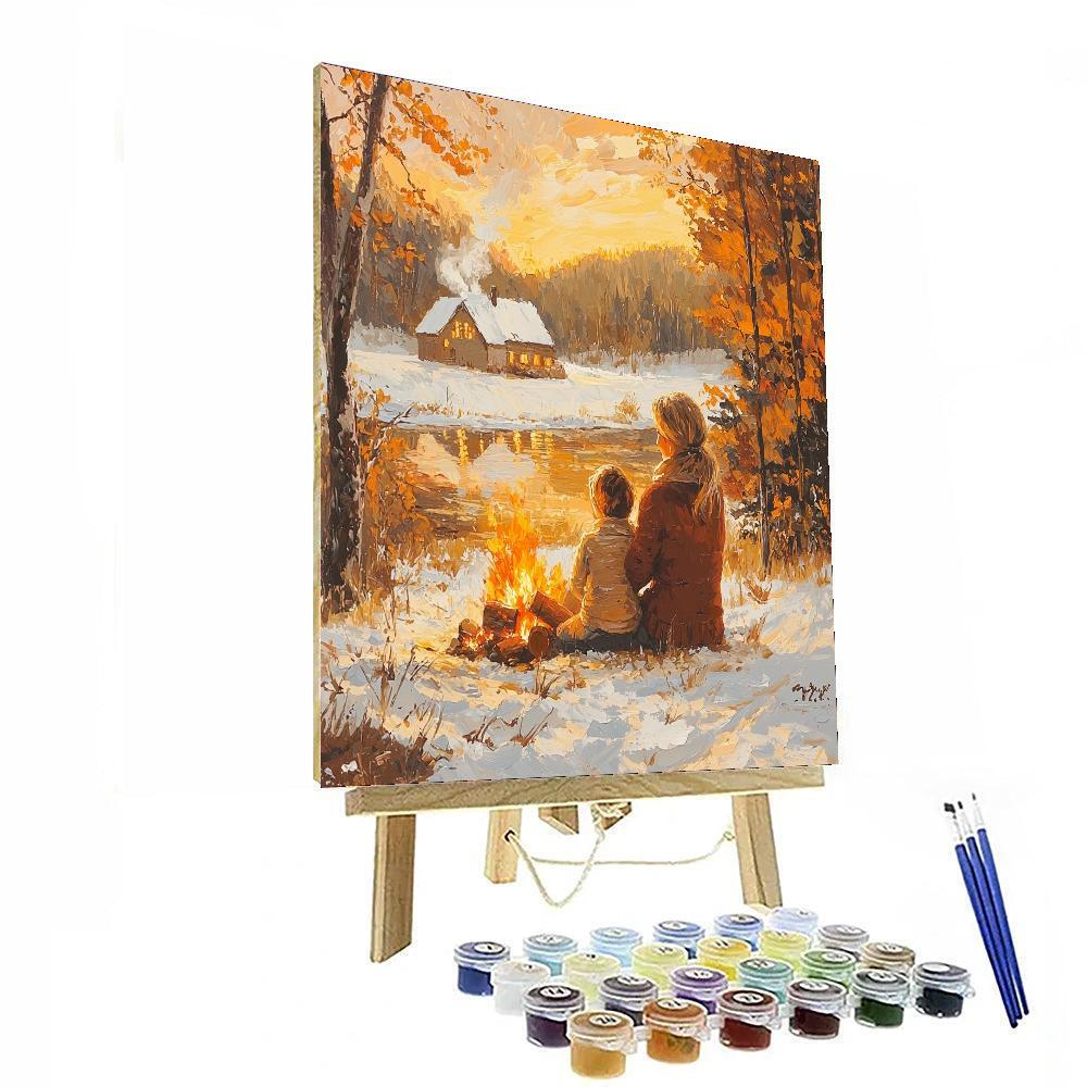 Cozy Winter Mornings Paint By Color