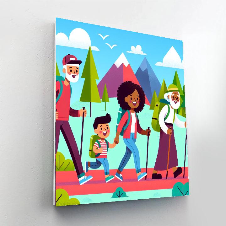 Happy Hiking Trails Paint By Numbers Kits