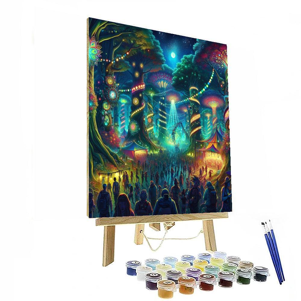 Electric Forest - United States Paint By Numbers Art