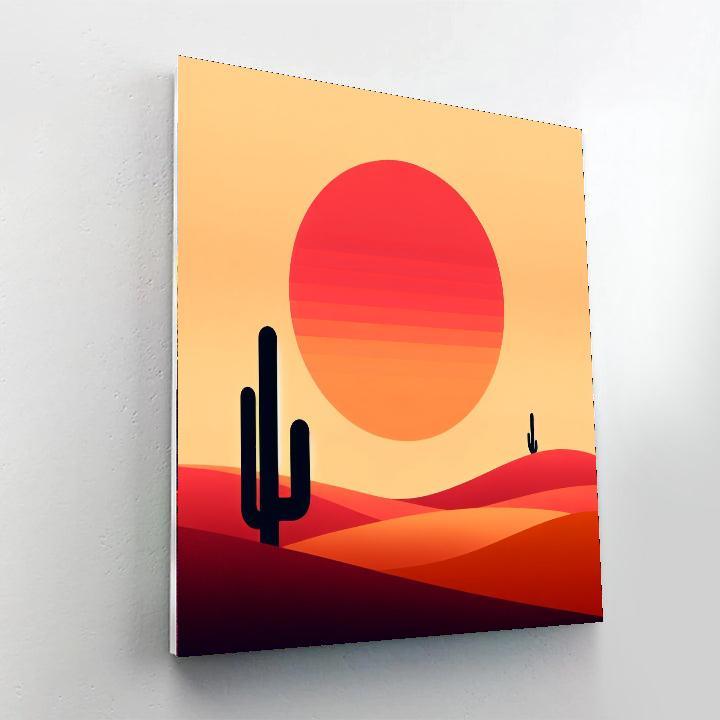 Desert Dreams Number Painting