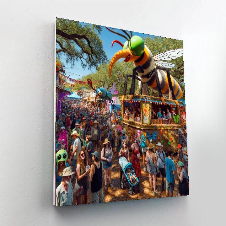 The Great Texas Mosquito Festival Paint By Numbers