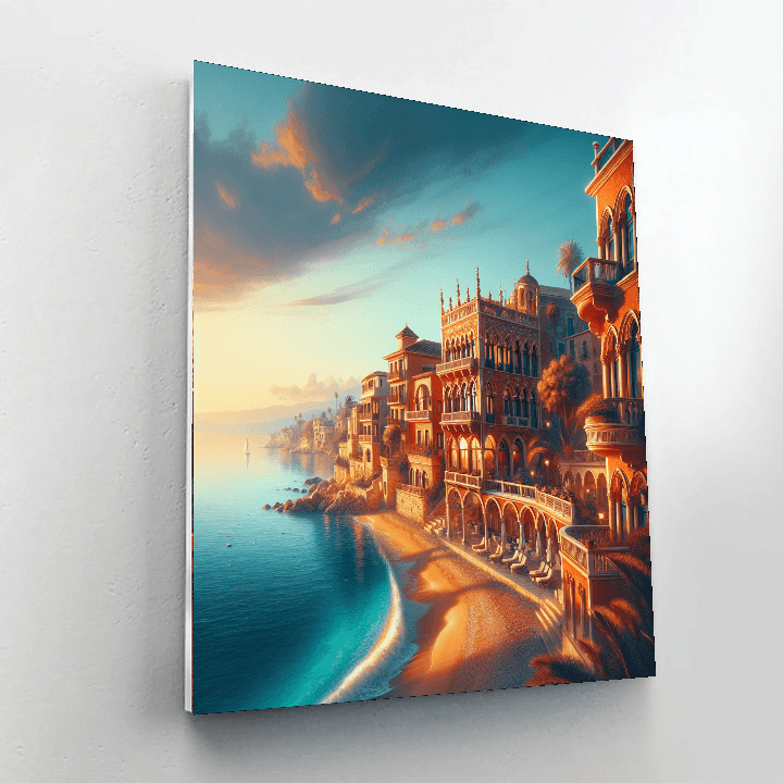 Tranquil Mediterranean Haven Painting By Numbers Kit