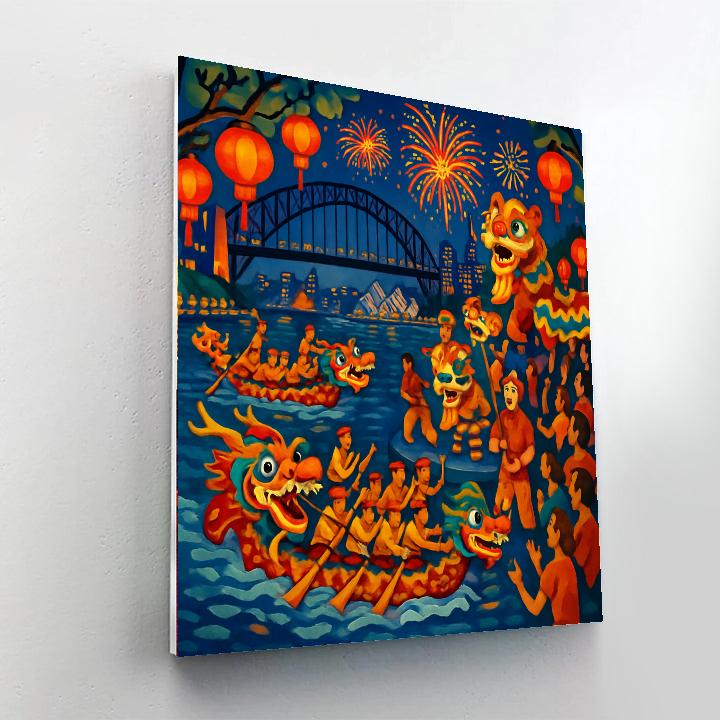 Lunar New Year Festival - Australia Paint By Number
