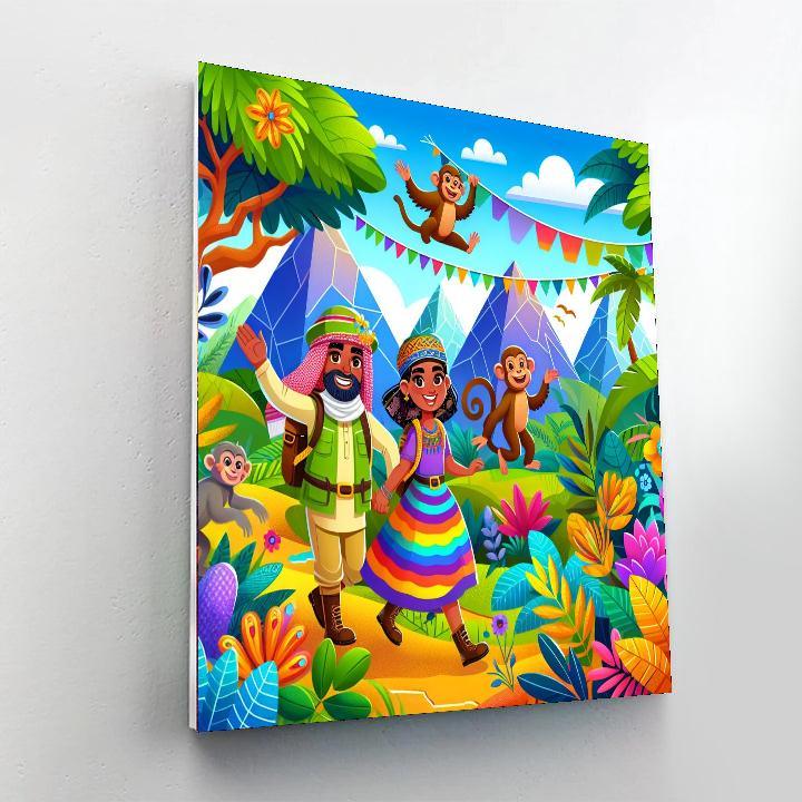 Jolly Jungle Explorers Paint By Color