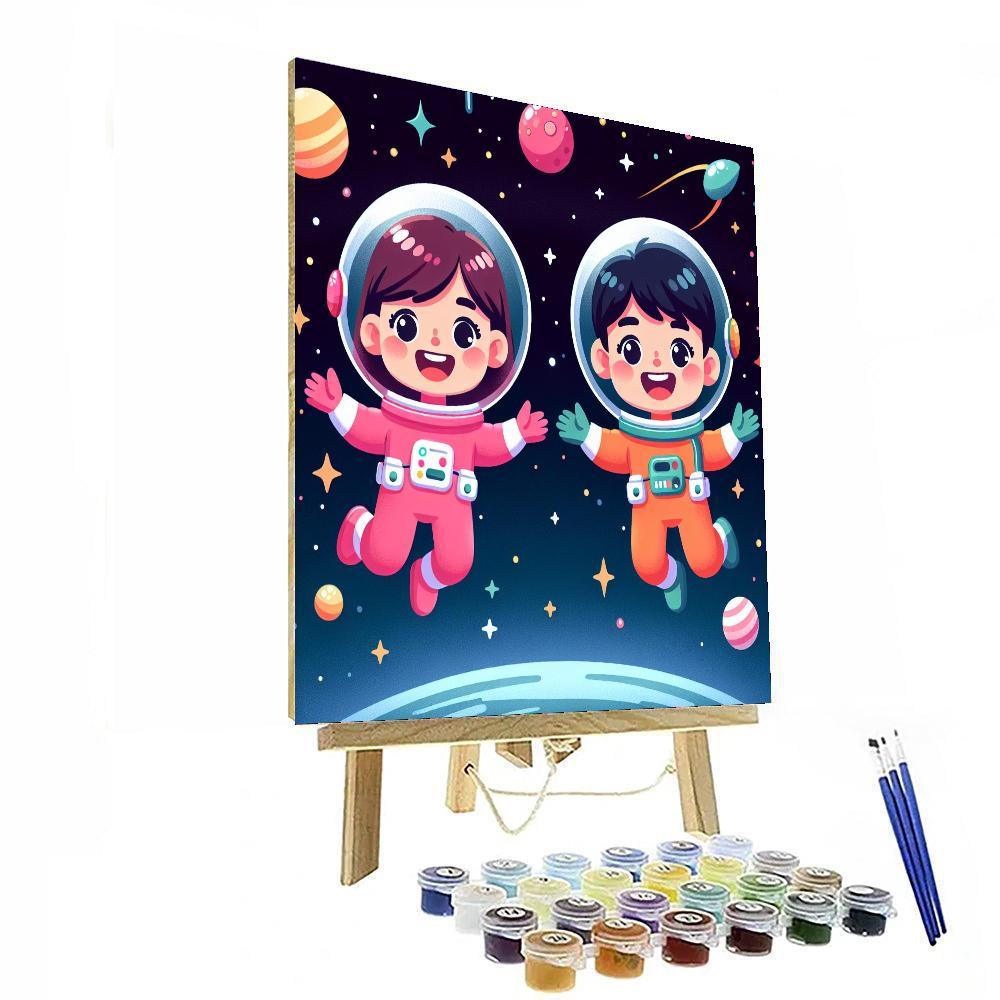 Fantastic Space Journey Numbered Painting Kits
