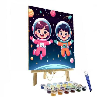 Fantastic Space Journey Numbered Painting Kits