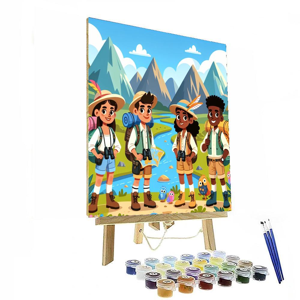 The Great Explorer's Journey DIY Paint By Numbers