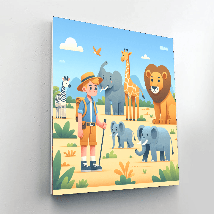Safari Wildlife Discovery Paint By Number