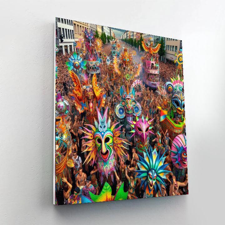 Love Parade - Berlin Painting By Numbers Kit