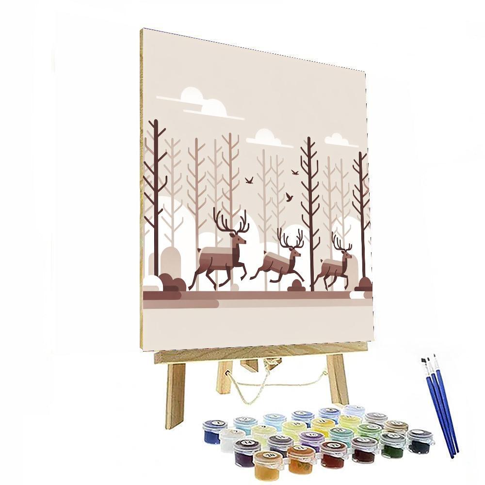 Energetic Elk Expedition Paint By Color