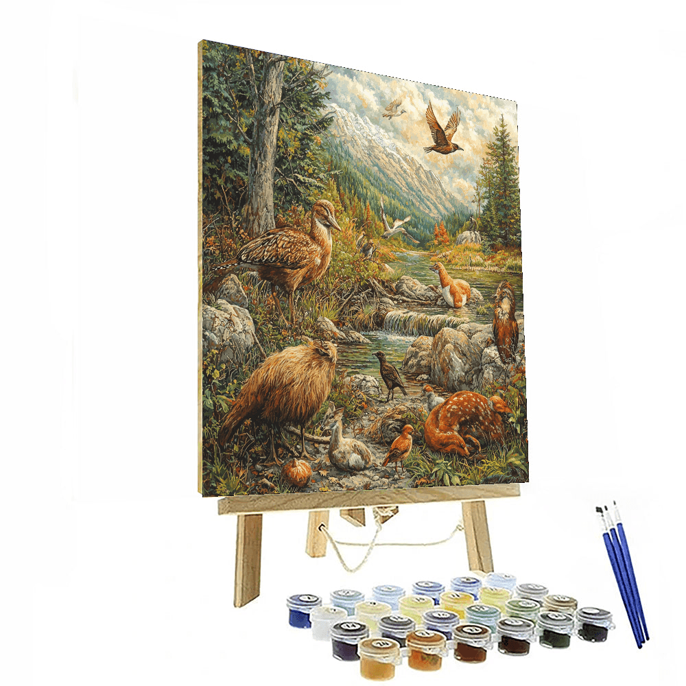 Audubon Inspired Wild Serenade - DIY Painting By Numbers Kit