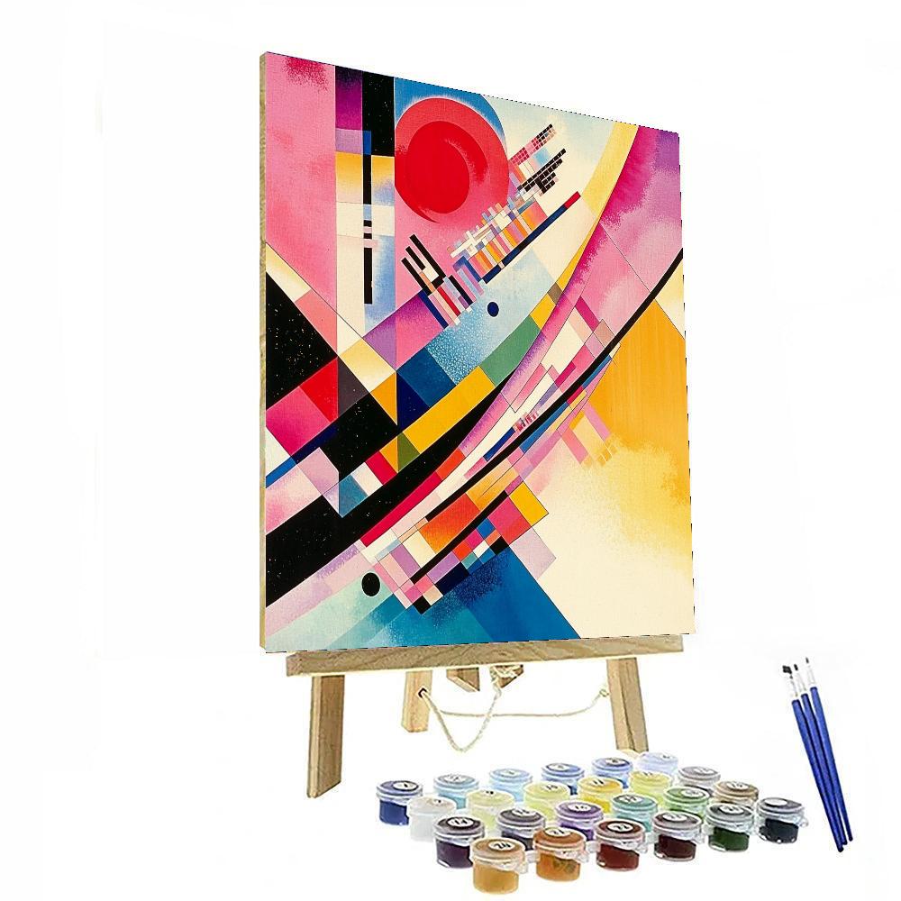 Wassily Kandinsky Inspired Futuristic Urban Landscape  Numbered Painting Kits