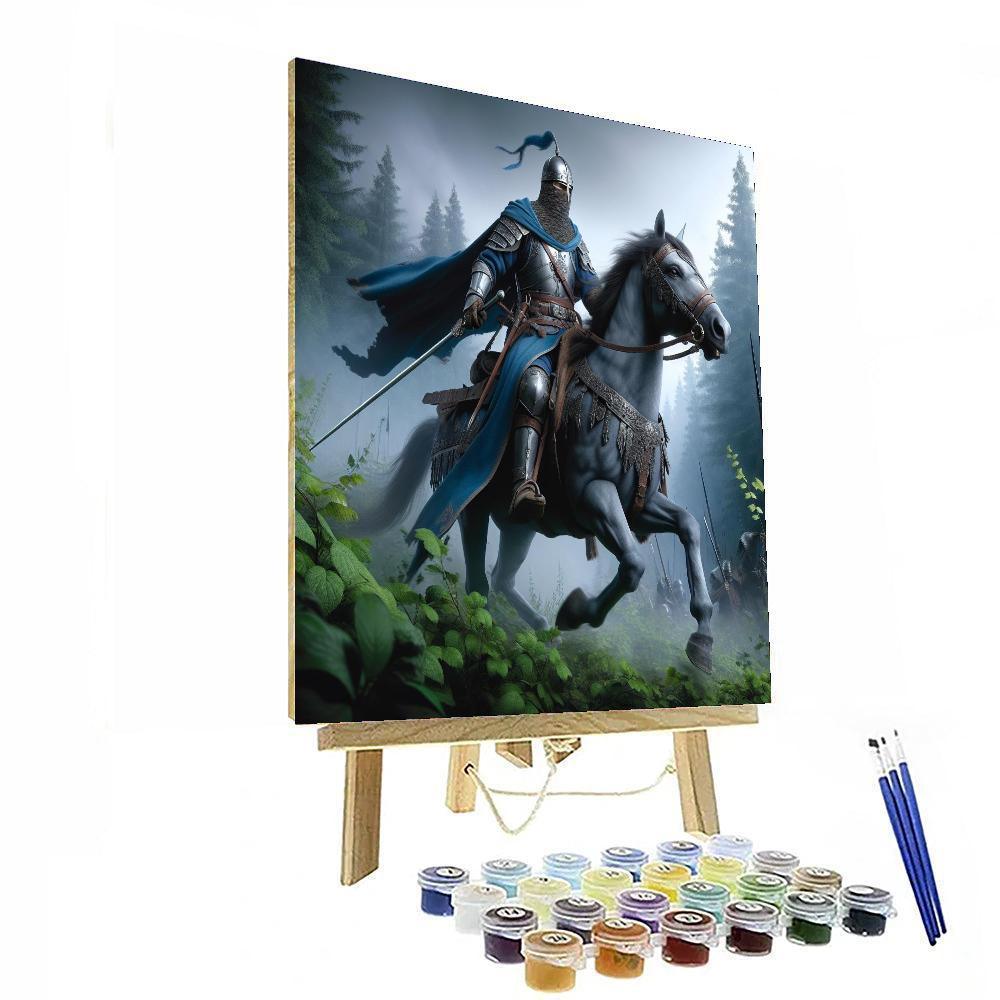 Medieval Warrior Quest Paint By Color