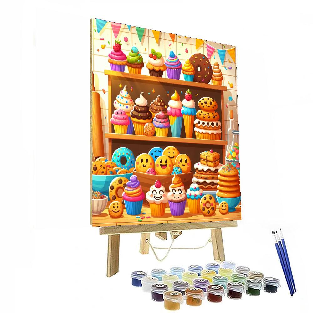 Delightful Bakery Treats Paint By Numbers Kits