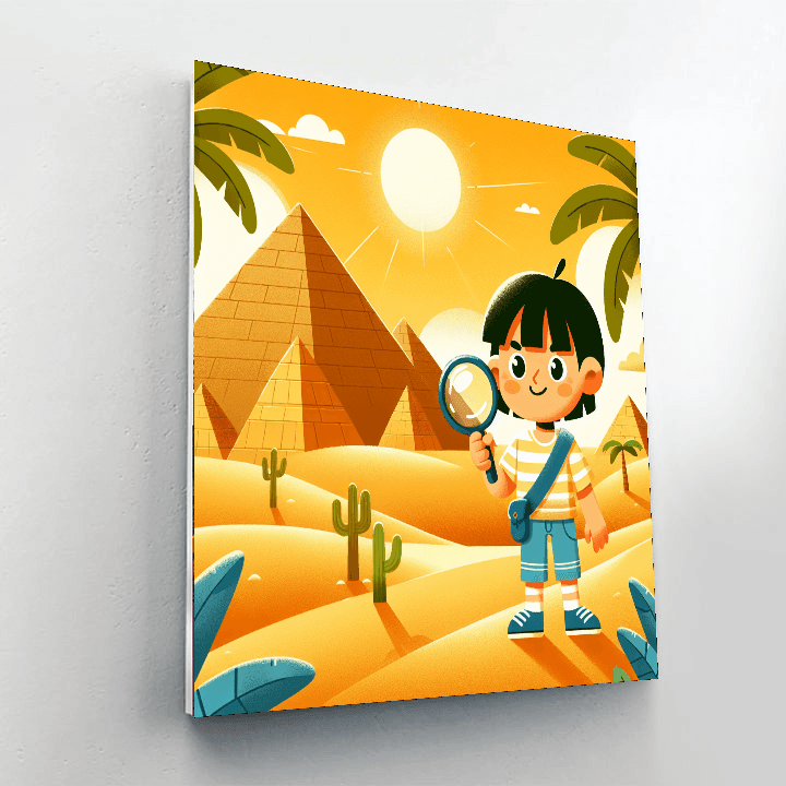 Ancient Egyptian Explorer Paint By Numbers