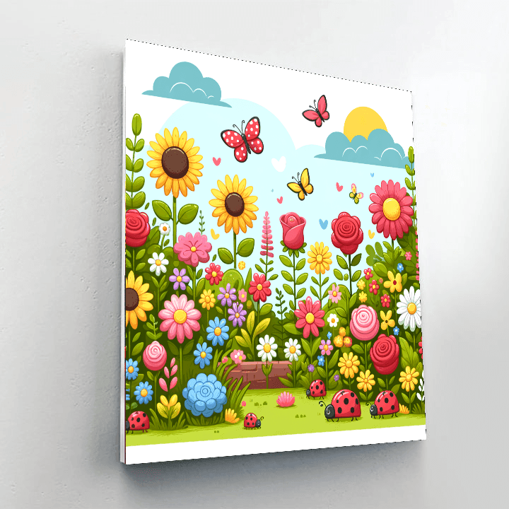 Nature's Colorful Palette Paint By Number