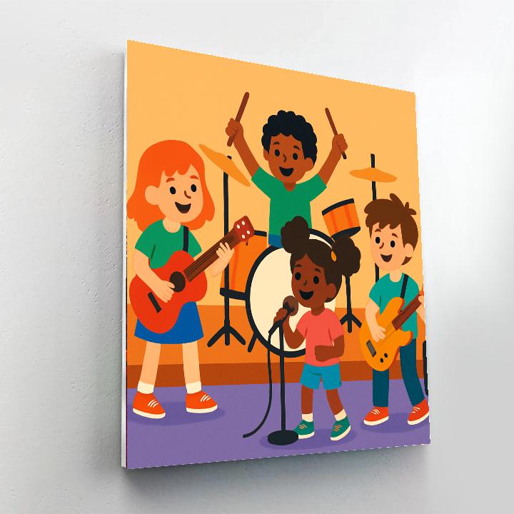 Rockstar Dream DIY Paint By Numbers