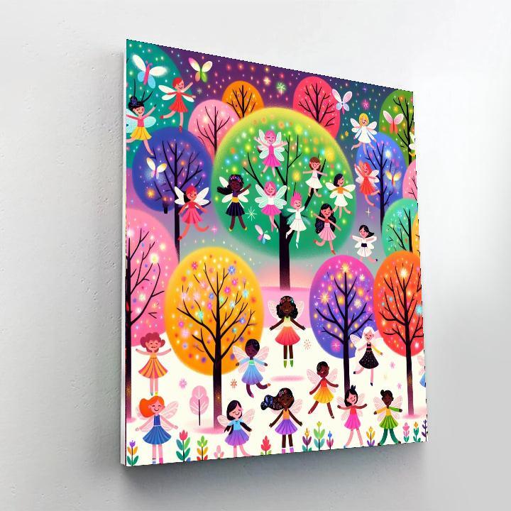 Forest Fairy Fiesta Paint By Number